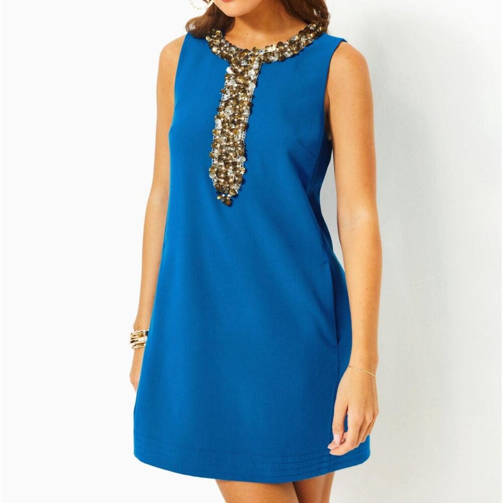 Lilly Pulitzer Edita embellished dress sz 8 NWT
